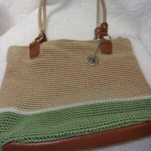 E-139  THE SAK CROCHET SHOULDER BAG